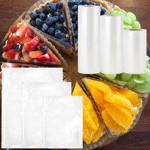 매직 진공 포장팩 세트 가정용진공포장비닐 팩 봉투 비닐접착기공용, 11인치파우치x20매