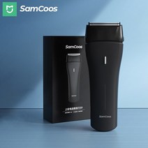 백색소음기 스터디카페 아날로그 강아지 Mijia-Samcoos 남성용 전기 면도기 왕복 수염 트리머 헤어 페이스, 01 Black