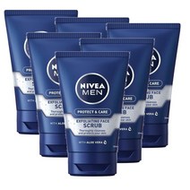 니베아 프로텍트 앤 케어 페이스 스크럽 125ml Nivea Protect Care Face Scrub, 6개
