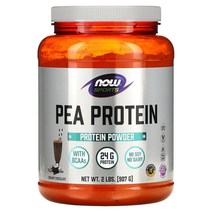 Now Foods 나우 푸드 Sports 완두콩 단백질 크리미 초콜릿 907g