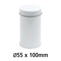 R108-2은색 UV 인쇄 가능 원형 은색 흰색 틴케이스 틴케이스 깡통 제관 깡통케이스 금속포장 필통 틴캔 철캔 포장용기 굿즈 인쇄, 흰색(높이 10cm)