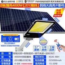 led 야외 정원 방수 조명 태양광 가로등 야외등 정원등 고출력 3000W 초광량 6m 농촌공사 감지 led 조명, 19 【정배 항속4000W】전면10배급광택