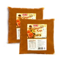 싱가포르 프리미엄 카야잼 2KG 허니브라운 1kg x 2팩, 2개 (1kg x 2ea)