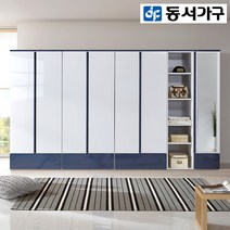 동서가구 나엘 원서랍 옷장세트 DF909920-2, 화이트