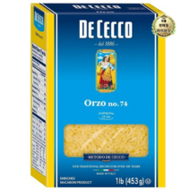 라이브잇 Dececco 오르조 NO.74 파스타, 10개, 453g