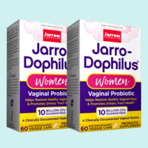 Jarrow Dophilus 자로우 포뮬러스 여성 락토필듀오 프로바이오틱스 질유산균 100, 120정(4개월분 냉장보관)
