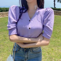 데이데이 뮬리 퍼프 가디건