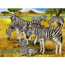 보석십자수 사각 원형 지브라 얼룩말 인테리어 수능 선물 보석자수 취미 자가격리, 전체 라운드 50X70cm, 7559