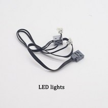레고 호환 기술 부품 모터 다중 전원 기능 MOC PF 빌딩 블록 X-XL-M-서보, [06] Led light