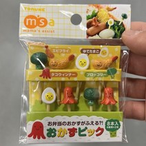 토루네 돌고래 픽 일회용포크, 8개입, 1개