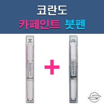 쌍용 코란도 ABS ACM ACQ ADA BAS LAK LMA OAQ RAJ RHA SAB SAE SAF SAI WAA WAF WAH 자동차 차량용 도색 카페인트 붓펜 세트, 1-12. SAB 퍼티넨트실버+투명붓펜