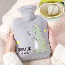 러블리 극세사 커버 보온 물 주머니 1L 찜질팩 핫팩 물주머니 색상선택 1개, 1000ml, 블루