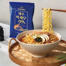 제철진미 한올레 제주 딱새우라면 봉지면 115g, 10개