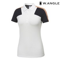 *본사직영* [와이드앵글] 면블럭 반팔 카라티셔츠 WWU18231W3