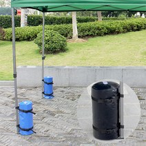 천막고정 물주머니 텐트 파라솔 고정 중량 포켓 1개, 소형