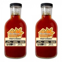 프랑스 BIODELICES Amber maple syrup 바이오델리세스 앰버 메이플 시럽 925ml 2팩