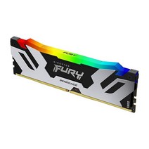 Kingston Fury 레니게이드 RGB 16GB 6400MT s DDR5 CL32 DIMM 데스크탑 메모리 싱글 모듈 인텔 XMP 3.0 적외선 동기화 기술 오버클럭 안정성 K, 6000 MHz_16GB