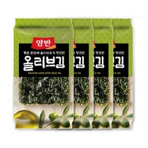동원 양반김 도시락김 올리브김 4g 16봉 5세트, 단품, 5개