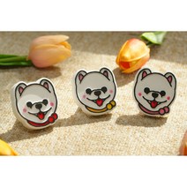 곰돌이포메 석고방향제, 차량용O, 프리지아