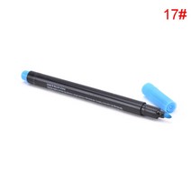 패브릭물감 패브릭페인트 20 색 및 티셔츠 라이너 마커 펜 천 안료 diy 페인팅 용품, 형광 파란색