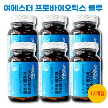 여에스더 유산균 울트라 플로라 프로바이오틱스 블루 캡슐, 6, 650mg/60캡슐