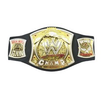 파워 리프팅 벨트 웨이트 미국 레슬링 WWE 챔피언십 헤비급 권투 파이팅 경기 골드 산다 킹 골드 도금, 하나, 중간 사이즈 + 현물 W 도금 벨트