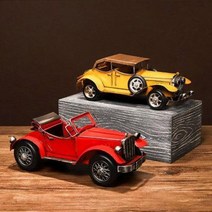 복고 빈티지 모형 장식 카페 소품 미니어처 철예 클래식 미국식 자동차 모델 거실 홈스테이, 21 C타입 할레 모터사이클 스몰 실버