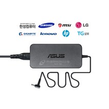 한국미디어시스템 ASUS ROG TUF 전용 180W 어댑터 (5.5x2.5) 케이블포함, 어댑터+케이블포함