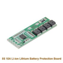 이온 18650 배터리 충전기 Lipo 셀 모듈 PCB BMS 보호 보드 밸런스 있는 드릴 모터용 1S 2S 3S 4S 5S, 5S 10A, 1개
