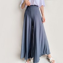 여자 와이드 슬랙스 버뮤다 팬츠 미러즈