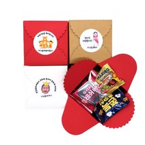 더나은 미니 과자 간식 세트 답례품 구디백, 10개, 간식세트3호