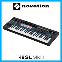 Novation 노베이션 49SL mk3 마스터키보드 노베이션 49SL 마크3 미디 컨트롤러