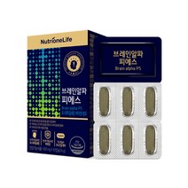 뉴트리원 정우성 포스파티딜세린 식약처인증 식물성캡슐 은행잎추출물 비타민E 셀렌칼슘 인지력개선, 1개, 30캡슐, 30정
