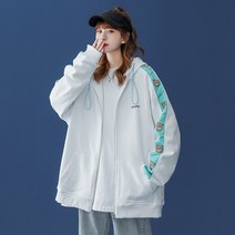 Aug.07 84번 스포츠 점퍼 여 봄가을 캐주얼 학생넷 레드폭풍 스트리트 야구복 ins 패션Z