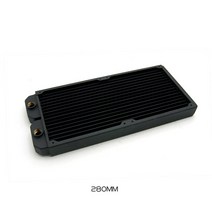 냉각 팬 수냉식 쿨러 방열판 두께 27mm 구리 PC 라디에이터 140mm G1 4 인치 280mm 420mm, [01] 140, 3.280