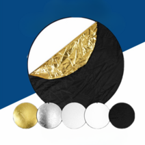 5in1 조명판 확산판 유튜브촬영장비 촬영용 원형 세트, 80cm