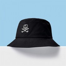 제타스킨 골프 벙거지 모자 남성 여성 버킷햇 빅사이즈, 블랙골프벙거지모자XL