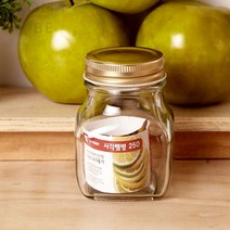 수제청유리병 사각쨈병 250ML THCO13