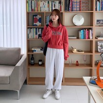 셀러허브(잡화) 여자 아메카지룩 핀턱 와이드 편안한 조거 바지