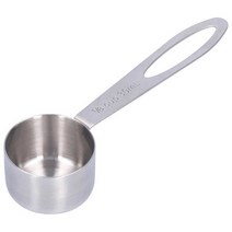 커피 그라인더 부품 포타필터 바스켓 30ml 스푼 스테인레스 스틸 롱 핸들 분유 콩 측정 스푼, 없음