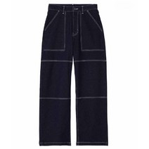 엑스걸 X-girl CONTRAST STITCH DENIM PANTS