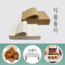 [정담팩] 크라프트지 50g 식품용지 포장지 2절 100매 4절 200매 8절 400매 등 베이커리 종이트레이 포장속지, 크라프트지 50g (양면), 32절(15*22.5cm) 1600매