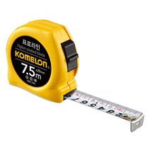 코메론 프로라인 줄자 노랑 KMC-74N 5m x 19mm, 1개