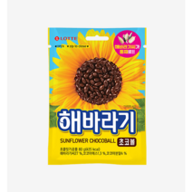 롯데 해바라기 초코볼 80G, 3개