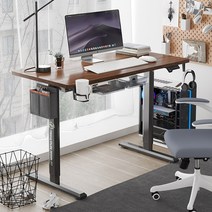 모션 데스크 전동 스마트 데스크 책상 높이조절, 140×60cm18mm판IKEA화이트전동