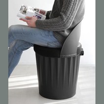 막창집 업소용 의류보관 등받이 뚜껑의자 튼튼한가구 모던스타일 간편수납, 화이트 블루쿠션