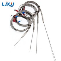 LJXH K-타입 열전대 1.5mm x 50mm/100mm/150mm/200mm 프로브 온도 센서 1m/2m/3m/4m/5m, [05] 5M Cable, [03] 1.5mmx150mm Probe
