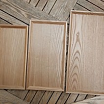 후식목쟁반(카페사각쟁반), 원목, 1개