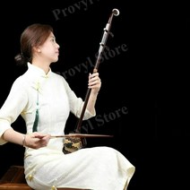 아쟁 해금 국악기 휴대용 취미용 입문용, 세련된흑단Erhu+서예상자