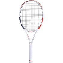 Babolat 퓨어 스트라이크 팀 테니스 라켓(3세대) - 16g 흰색, 4 1 2 그립